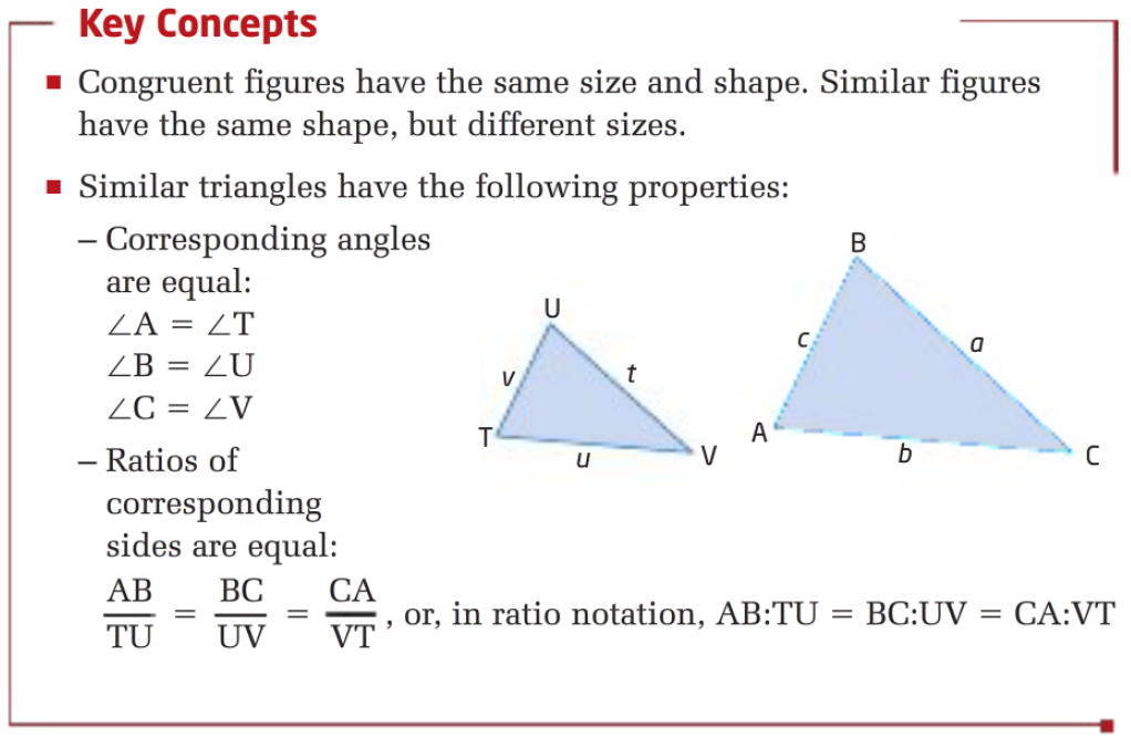 triangle similarity theorems